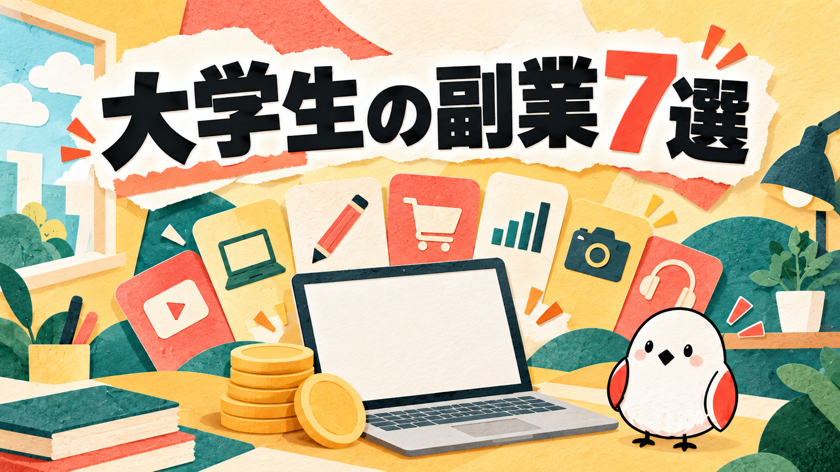 大学生におすすめの副業7選｜バレずに在宅で月5万稼ぐ方法