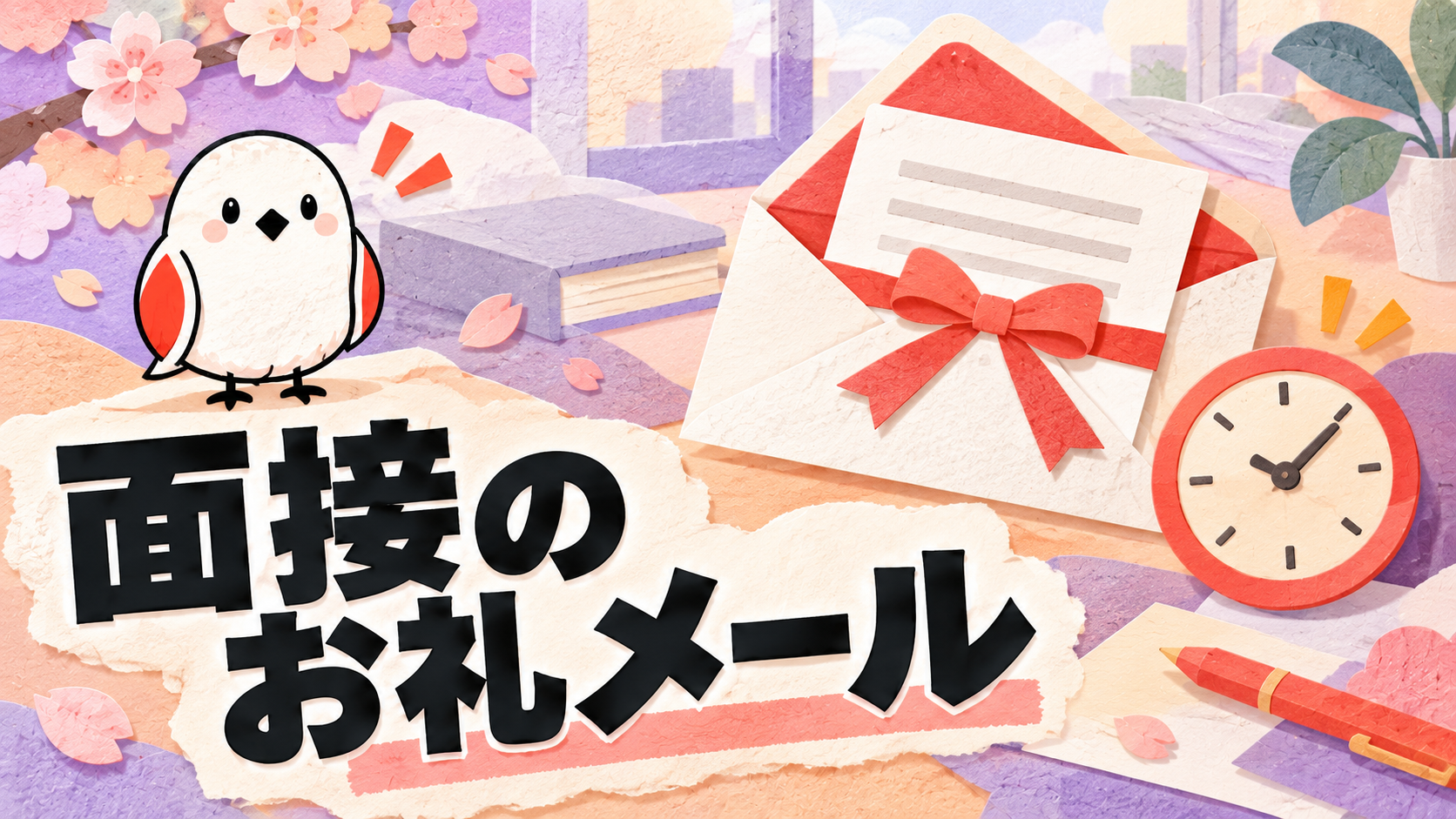 面接のお礼メールは何を書けばいい？