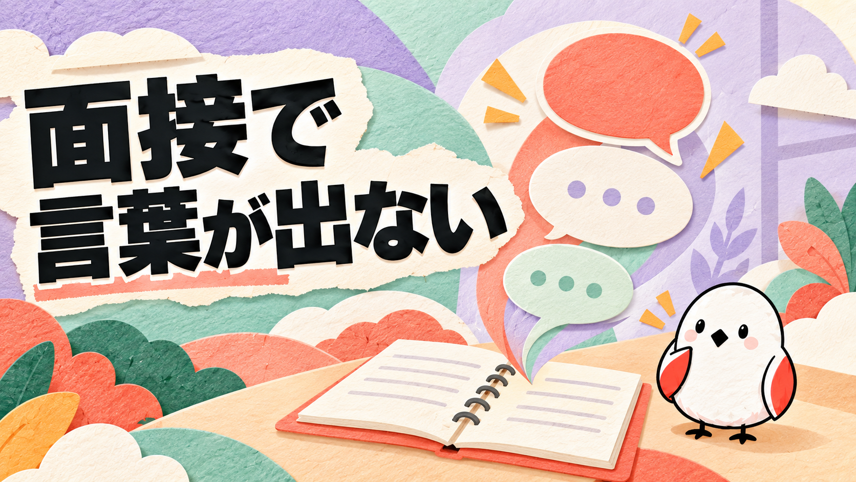 就活で言葉が出ない人へ｜面接で詰まらない言語化3STEP